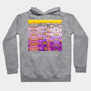 The Cats Purple Townhouses Hoodie